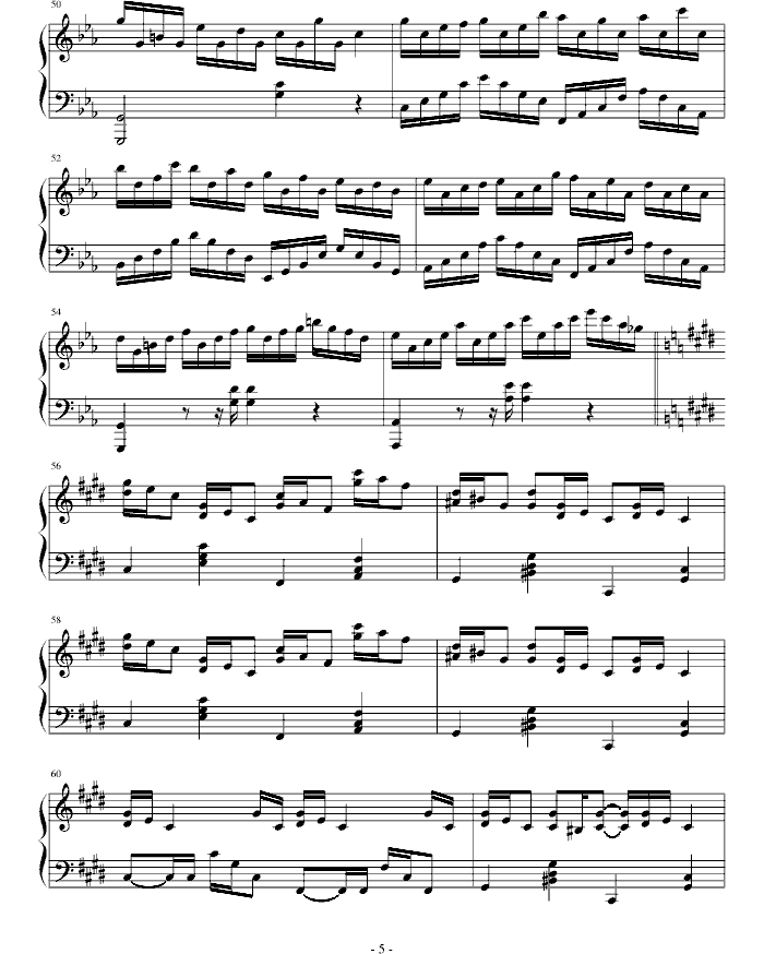 中国乐谱网——【钢琴谱】克罗地亚狂想曲-(完整版)